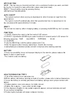 Предварительный просмотр 4 страницы Frontier FMS100 User Manual