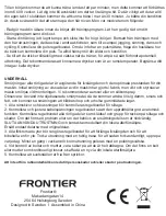 Предварительный просмотр 12 страницы Frontier FMS100 User Manual