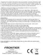 Предварительный просмотр 24 страницы Frontier FMS100 User Manual