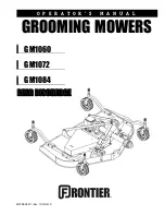 Frontier GM1060 Operator'S Manual preview