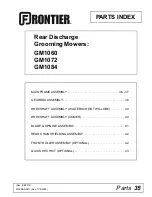 Preview for 35 page of Frontier GM1060 Operator'S Manual