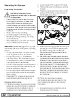 Предварительный просмотр 22 страницы Frontier LS2011 Operator'S Manual