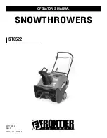 Предварительный просмотр 1 страницы Frontier ST0522 Operator'S Manual