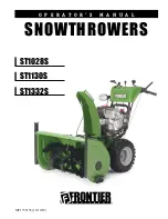 Frontier ST1028S Operator'S Manual preview