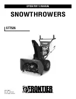 Frontier ST7526 Operator'S Manual preview