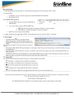 Preview for 3 page of FrontLine ComProbe 802.11 Quick Start Manual