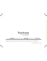 Preview for 2 page of FrontRow 925C User Manual