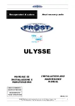 Frost Italy ULYSSE 1000 Manual preview