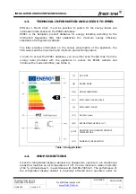 Предварительный просмотр 13 страницы frost-trol AIRY Series Installation And Maintenance Manual