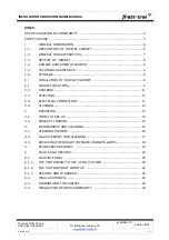 Preview for 2 page of frost-trol ALBORAN CS SOLID Series Installation And Maintenance Manual