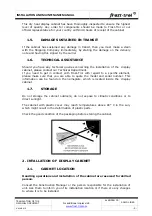 Preview for 10 page of frost-trol ALBORAN CS SOLID Series Installation And Maintenance Manual