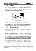 Предварительный просмотр 12 страницы frost-trol GREGAL Installation And Maintenance Manual