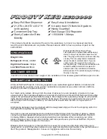 Preview for 2 page of Frosty Keg KEG6000 Operating Manual