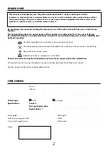 Preview for 2 page of Fruehauf ArgoMax User Manual - Maintenance Logbook