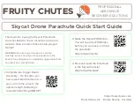 Preview for 1 page of Fruity Chutes Skycat Drone Parachute Quick Start Manual