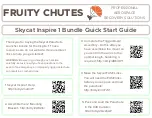 Fruity Chutes Skycat Inspire 1 Bundle Quick Start Manual preview