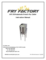 Fry Factory AFC-50 Instruction Manual preview