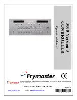 Предварительный просмотр 1 страницы Frymaster 3000 Operation Manual