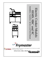 Frymaster 8BC Spaghetti Magic Installation, Operation, Service, And Parts Manual предпросмотр