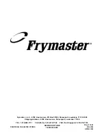 Preview for 62 page of Frymaster BID80 Series Installation & Operation Manual