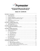 Preview for 5 page of Frymaster BK1814E Series Installation & Operation Manual