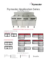 Preview for 1 page of Frymaster Enodis Application Series Specification Sheet