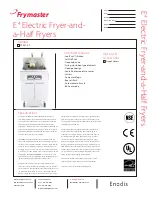 Frymaster Enodis FPRE14-7 Specifications preview