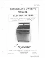 Preview for 1 page of Frymaster EPH14 Service And Owner'S Manual