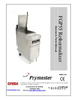 Предварительный просмотр 1 страницы Frymaster FGP55 Series Service & Parts Manual