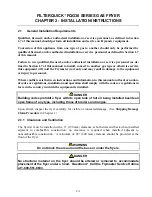 Preview for 11 page of Frymaster FilterQuick 5FQG30U Installation, Operation And Maintenance Manual