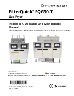 Preview for 1 page of Frymaster FilterQuick FQG30-T Installation, Operation And Maintenance Manual