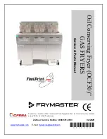 Preview for 1 page of Frymaster FootPrint OCF30G Service & Parts Manual