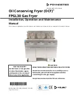 Preview for 1 page of Frymaster FPGL30 Installation, Operation And Maintenance Manual