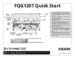 Frymaster FQG120T Quick Start preview