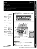 Frymaster FR 3 User Manual preview