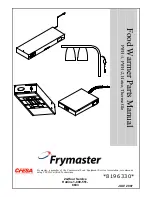 Preview for 1 page of Frymaster FWH-1 Parts Manual