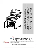 Frymaster Gas Cooker GBC Service And Parts Manual предпросмотр