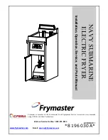 Frymaster H14 Series Installation, Operation, Service, And Parts Manual preview