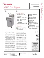 Preview for 1 page of Frymaster MJ35G Specifications