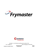 Preview for 102 page of Frymaster OCF30 Series Service & Parts Manual