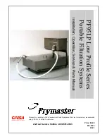 Предварительный просмотр 1 страницы Frymaster PF95LP Installation, Operation & Service Parts Manual