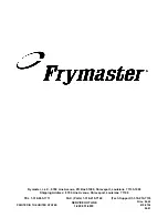 Предварительный просмотр 29 страницы Frymaster PF95LP Installation, Operation & Service Parts Manual