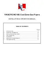 Preview for 4 page of Frymaster Y/KSCF/C/HC18G User Manual