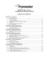 Preview for 4 page of Frymaster YFPRE18E Installation & Operation Manual