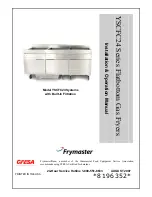 Preview for 1 page of Frymaster YSCFC24 Series Installation & Operation Manual