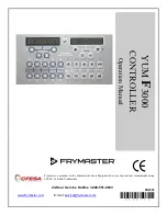 Frymaster YUM F3000 Operation Manual предпросмотр