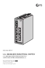 FS IES3100-8TF-P Quick Start Manual preview