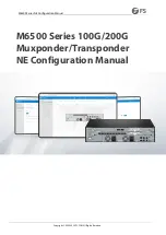 FS M6500 Series Configuration Manual preview