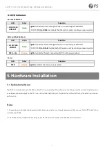 Предварительный просмотр 8 страницы FS POEX4 User Manual