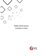 FS S5800-48F4S Lnstallation Manual preview